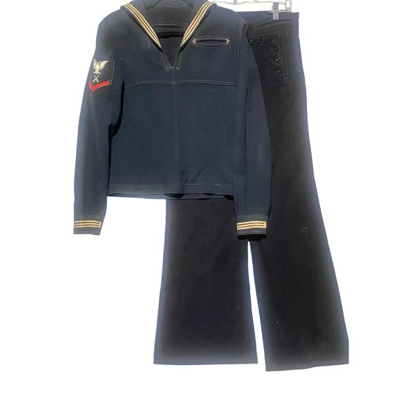 Vietnam Era Cryptologic Technician 3rd Class Dress Blue Cracker Jack Uniform - Picture 1 of 16